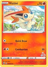 Victini - 007/073 (#4 Cinderace Stamped) — Battle Academy 2022 7