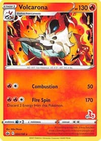 Volcarona - 024/198 (#27 Cinderace Stamped) — Battle Academy 2022 24