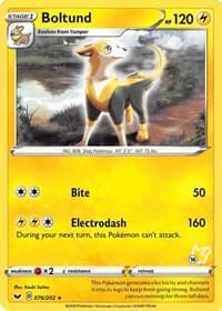 Boltund - 076/202 (#16 Pikachu Stamped) — Battle Academy 2022 76