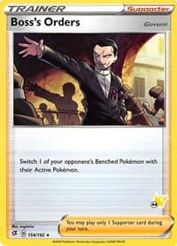 Boss's Orders - 154/192 (#44 Pikachu Stamped) — Battle Academy 2022 154