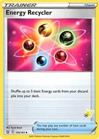 Energy Recycler - 124/163 (#32 Pikachu Stamped) — Battle Academy 2022 124