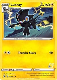 Luxray - 093/264 (#28 Pikachu Stamped) — Battle Academy 2022 93