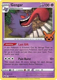 Gengar (2021 Copyright Date) — Trick or Trade BOOster Bundle 57
