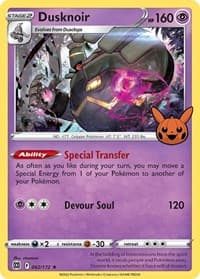 Dusknoir — Trick or Trade BOOster Bundle 62