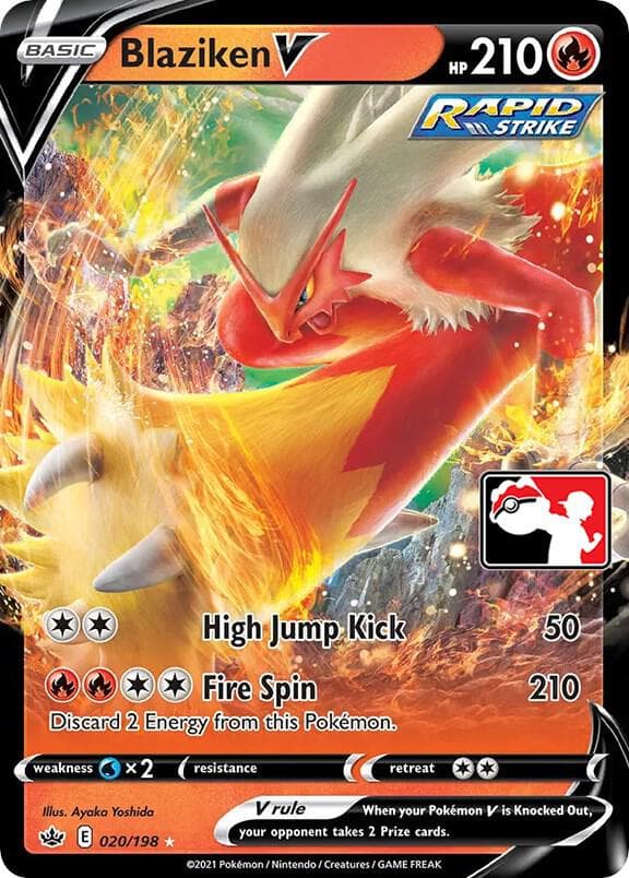 Blaziken V — Prize Pack Series Cards 20 Pokémon card