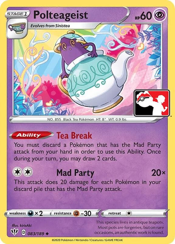 Polteageist — Prize Pack Series Cards 83 Pokémon card