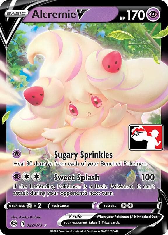 Alcremie V — Prize Pack Series Cards 22 Pokémon card