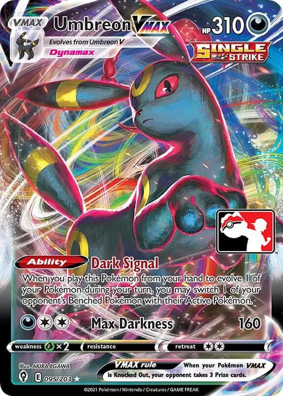 Umbreon VMAX — Prize Pack Series Cards 95 Pokémon card