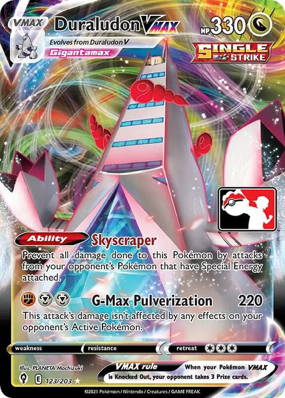 Duraludon VMAX — Prize Pack Series Cards 123 Pokémon card