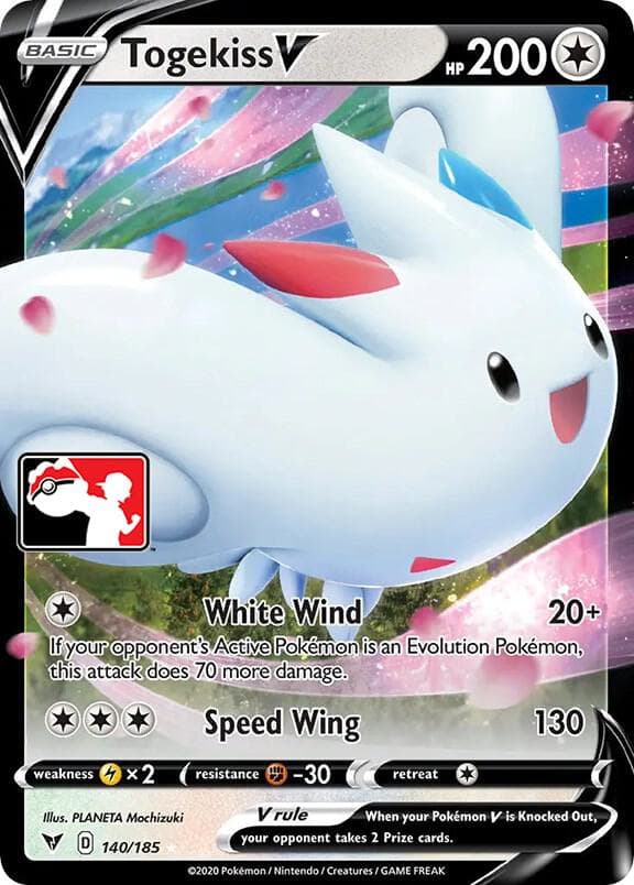 Togekiss V — Prize Pack Series Cards 140 Pokémon card