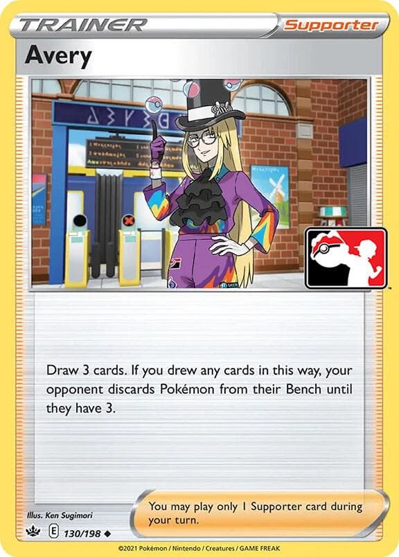 Avery — Prize Pack Series Cards 130 Pokémon card