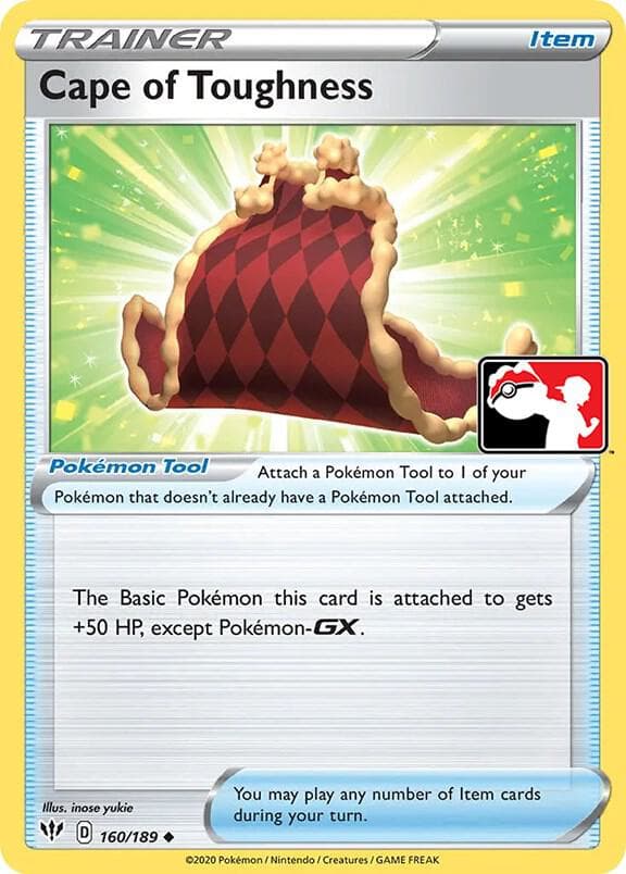 Cape of Toughness — Prize Pack Series Cards 160 Pokémon card