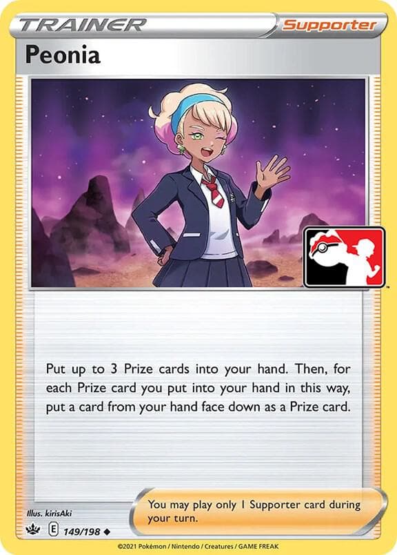 Peonia — Prize Pack Series Cards 149 Pokémon card
