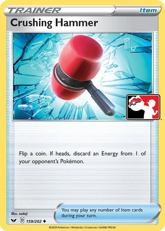 Crushing Hammer — Prize Pack Series Cards 159 Pokémon card