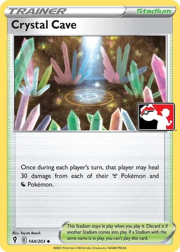Crystal Cave — Prize Pack Series Cards 144 Pokémon card