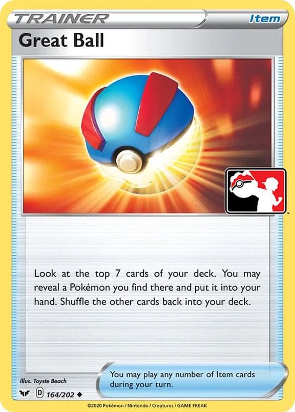 Great Ball — Prize Pack Series Cards 164 Pokémon card