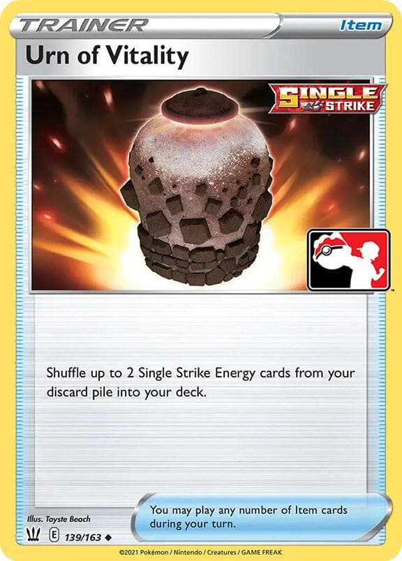 Urn of Vitality — Prize Pack Series Cards 139 Pokémon card