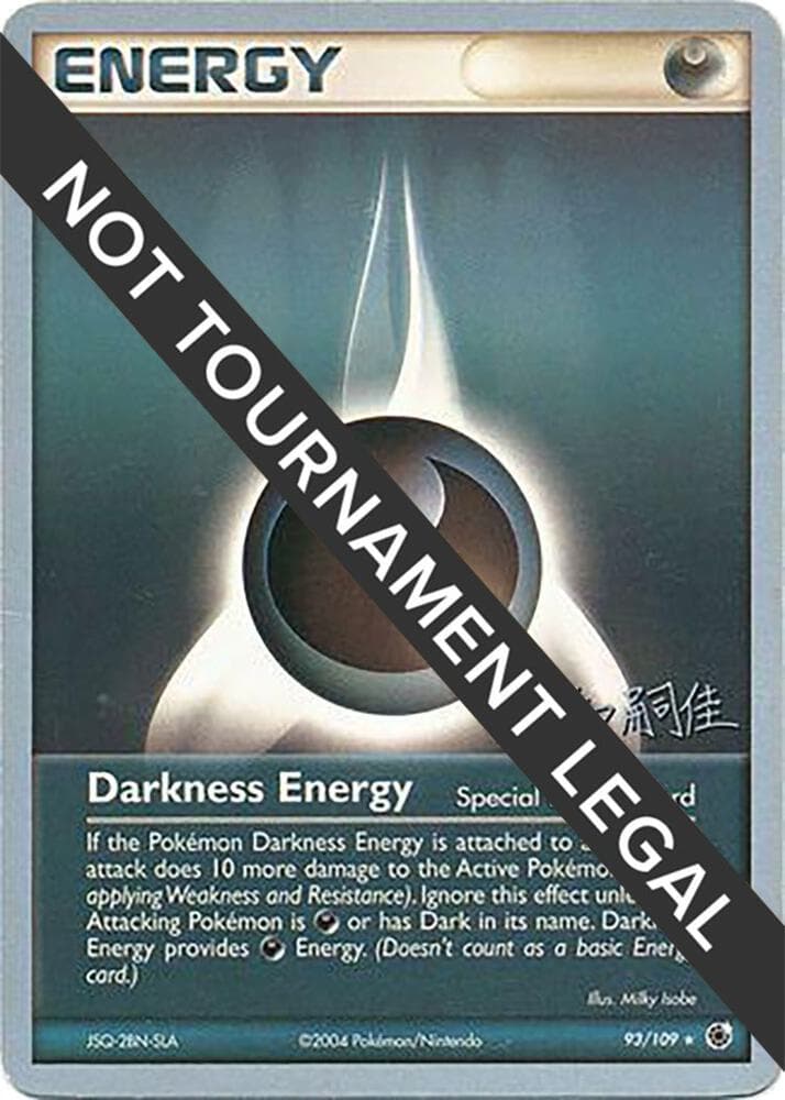 Darkness Energy - 2004 (Tsuguyoshi Yamato) — World Championship Decks 93 Pokémon card