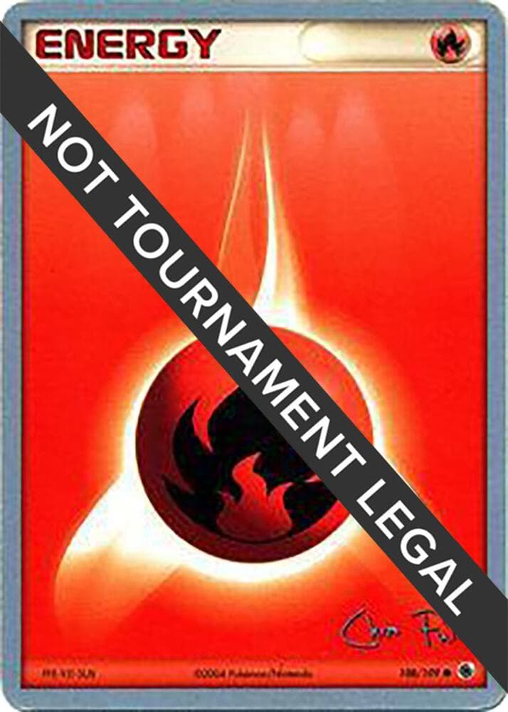 Fire Energy - 2004 (Chris Fulop) — World Championship Decks 108 Pokémon card