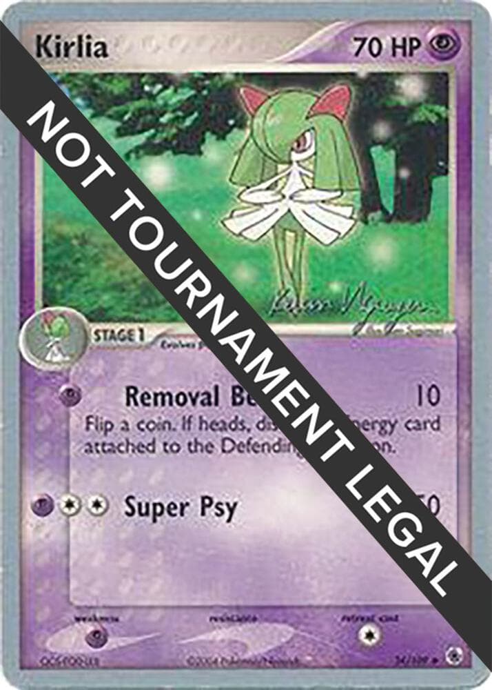 Kirlia - 2004 (Kevin Nguyen) — World Championship Decks 34 Pokémon card