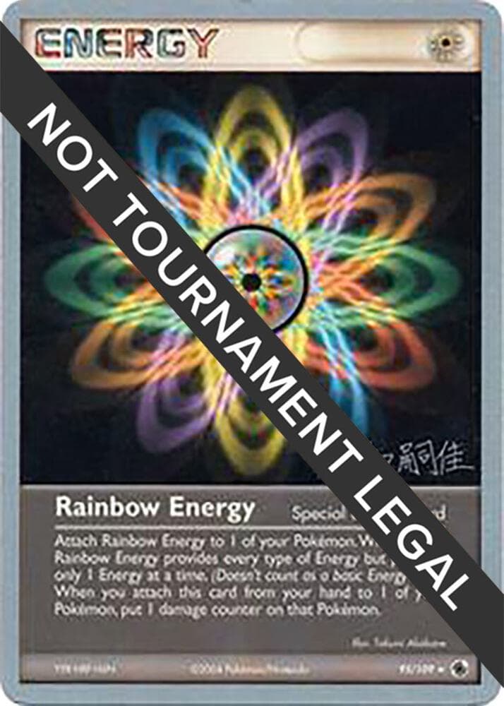 Rainbow Energy - 2004 (Tsuguyoshi Yamato) — World Championship Decks 95 Pokémon card