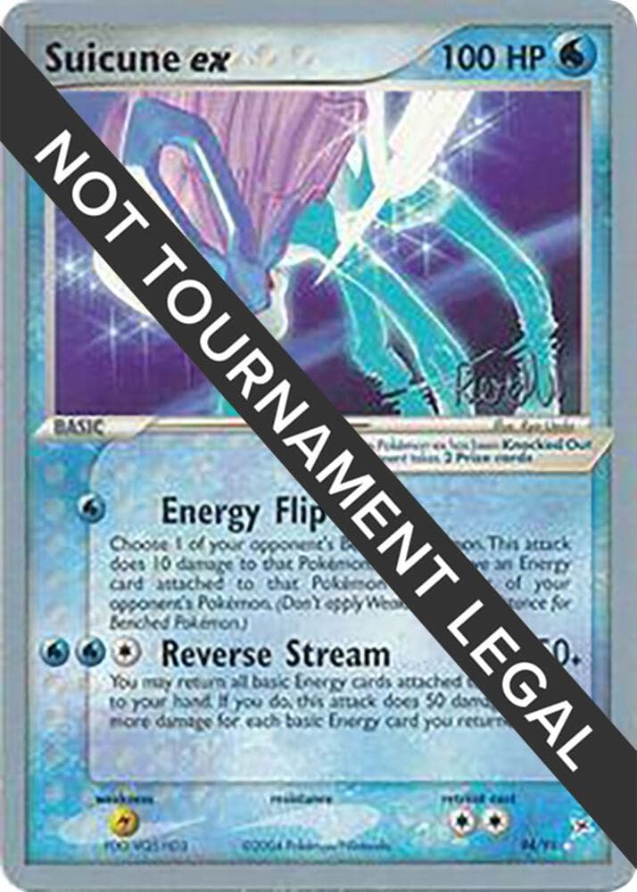 Suicune ex - 2004 (Reed Weichler) — World Championship Decks 94 Pokémon card