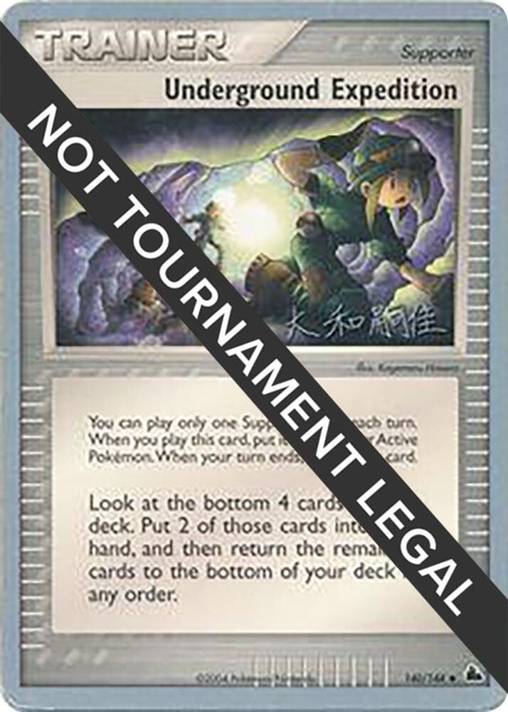 Underground Expedition - 2004 (Tsuguyoshi Yamato) — World Championship Decks 140 Pokémon card