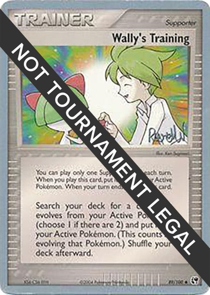 Wally's Training - 2004 (Reed Weichler) — World Championship Decks 89 Pokémon card