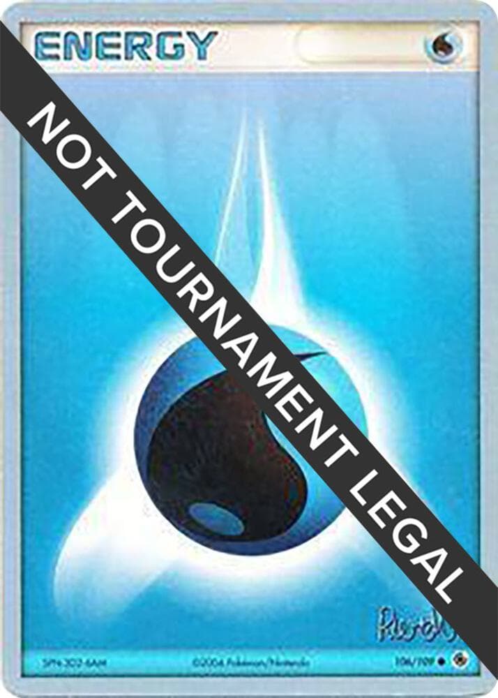 Water Energy - 2004 (Reed Weichler) — World Championship Decks 106 Pokémon card