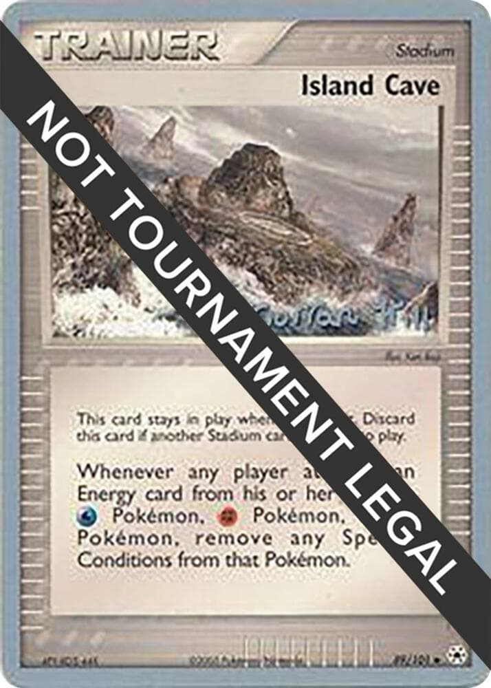 Island Cave - 2005 (Curran Hill) — World Championship Decks 89 Pokémon card