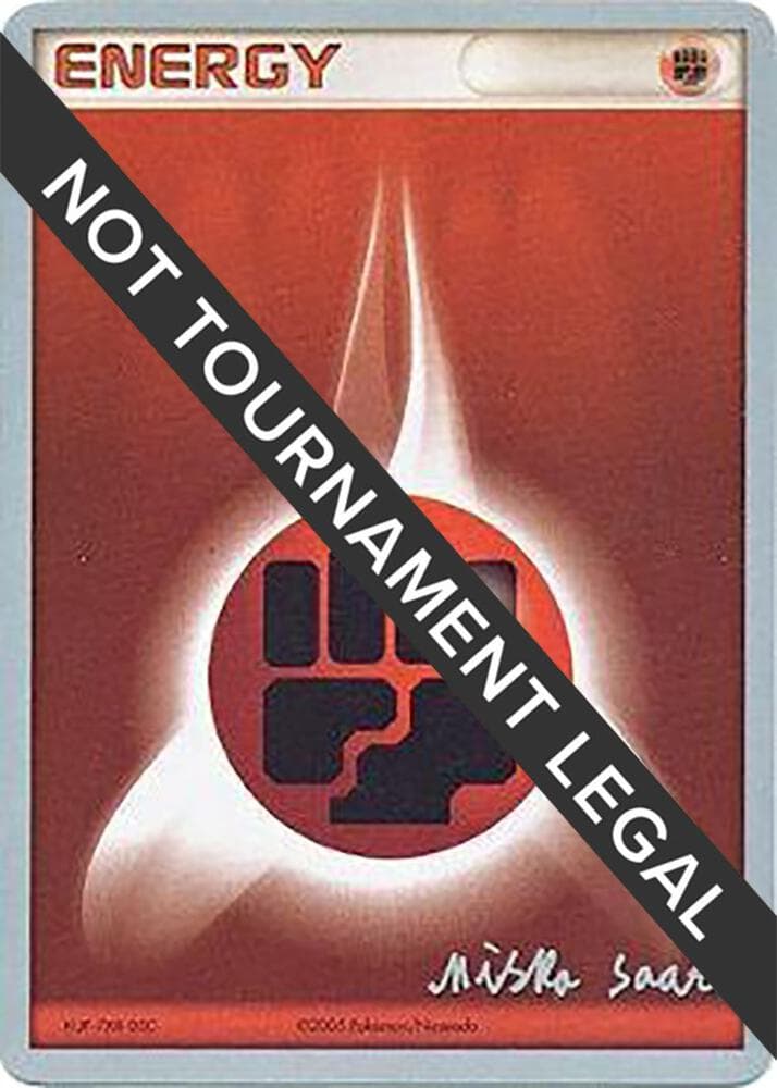 Fighting Energy - 2006 (Miska Saari) — World Championship Decks p477616 Pokémon card