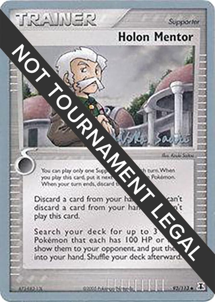Holon Mentor - 2006 (Miska Saari) — World Championship Decks 93 Pokémon card