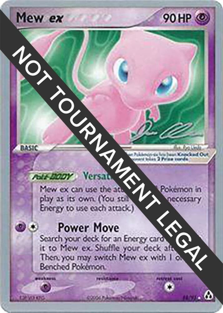 Mew ex - 2006 (Jason Klaczynski) — World Championship Decks 88 Pokémon card