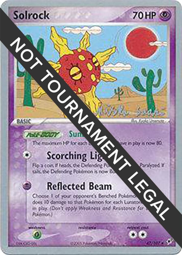 Solrock (47) - 2006 (Miska Saari) — World Championship Decks 47 Pokémon card