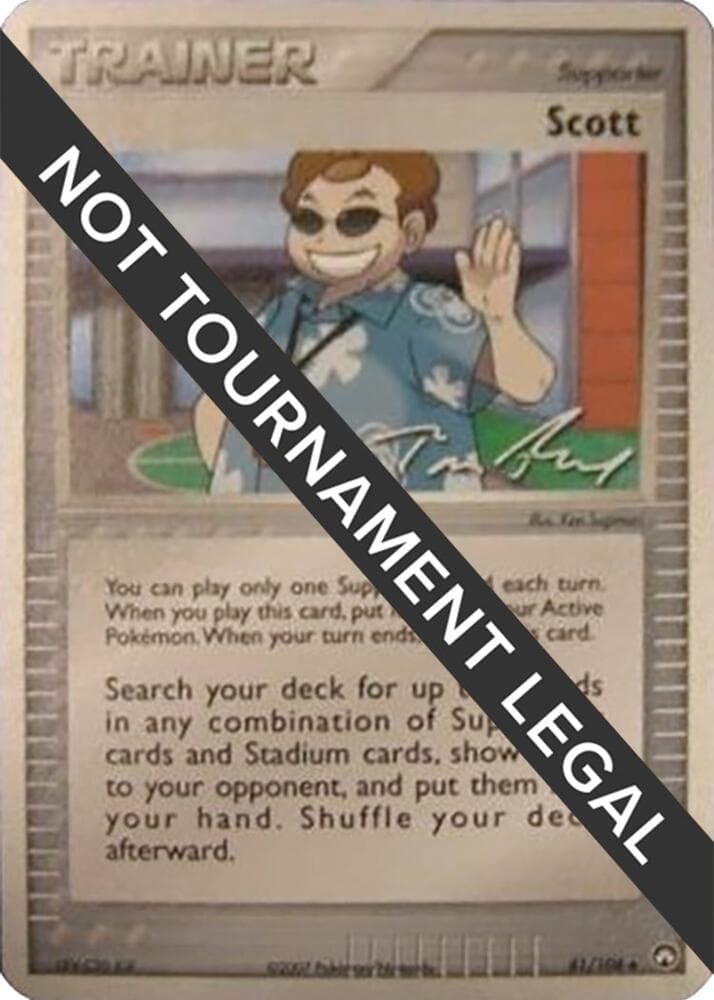 Scott - 2007 (Tom Roos) — World Championship Decks 81 Pokémon card