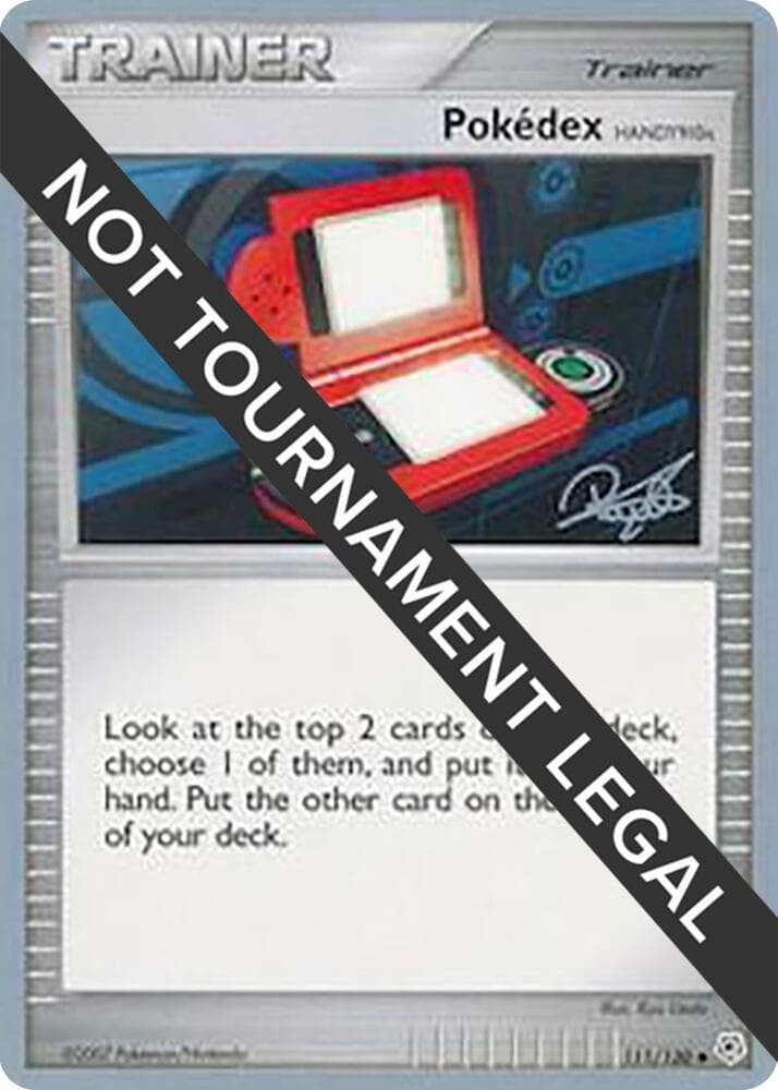 Pokedex (HANDY910is) - 2008 (Paul Atanassov) — World Championship Decks 111 Pokémon card