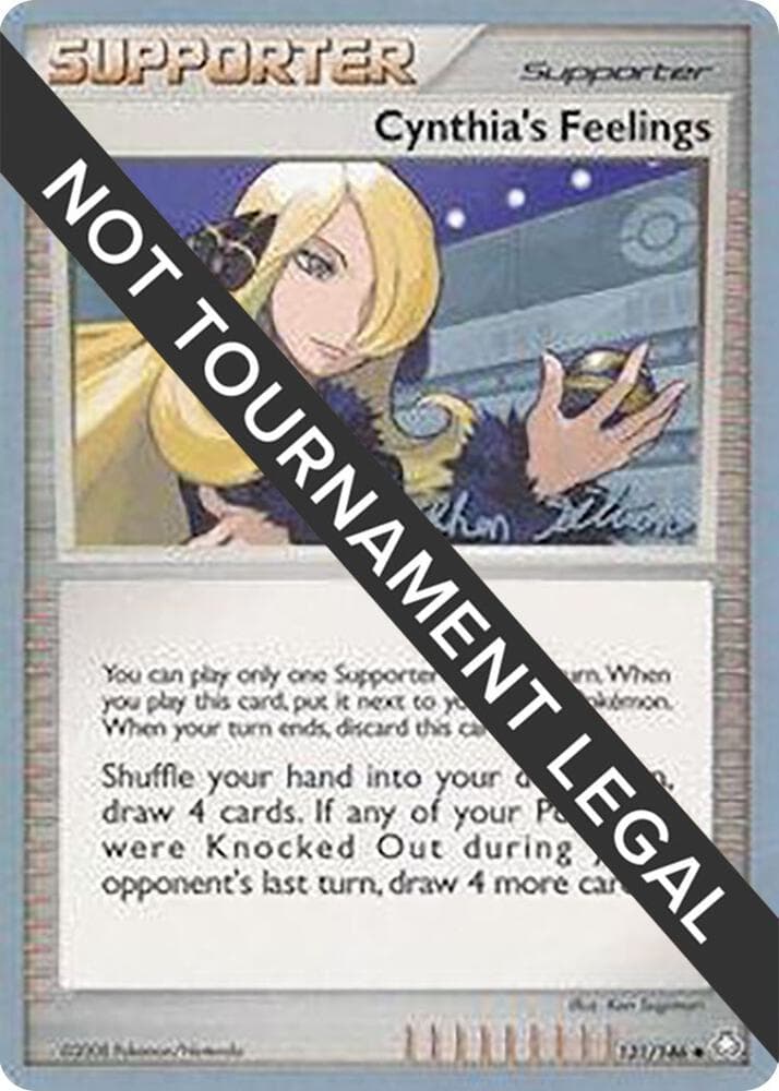 Cynthia's Feelings - 2009 (Stephen Silvestro) — World Championship Decks 131 Pokémon card
