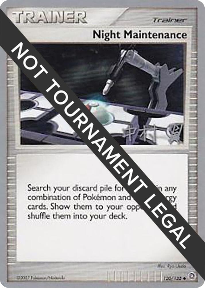 Night Maintenance - 2009 (Tsubasa Nakamura) — World Championship Decks 120 Pokémon card