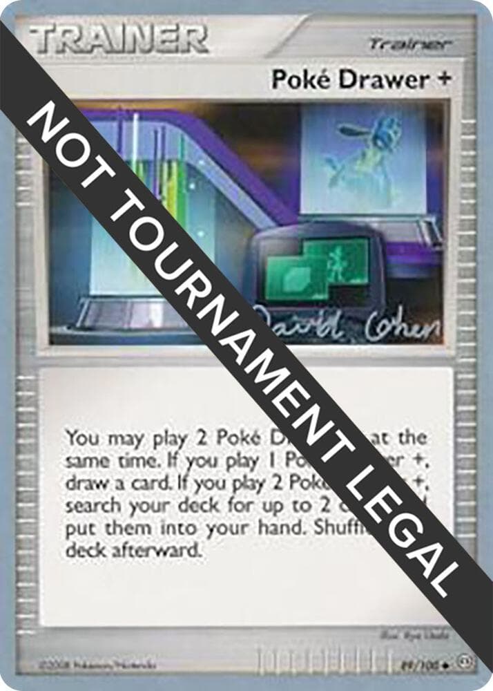 Poke Drawer + - 2009 (David Cohen) — World Championship Decks 89 Pokémon card