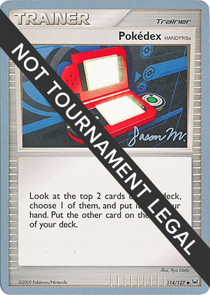 Pokedex (HANDY910is) - 2009 (Jason Martinez) — World Championship Decks 114 Pokémon card