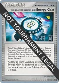 Team Galactic's Invention G-101 Energy Gain - 2009 (Tsubasa Nakamura) — World Championship Decks 116