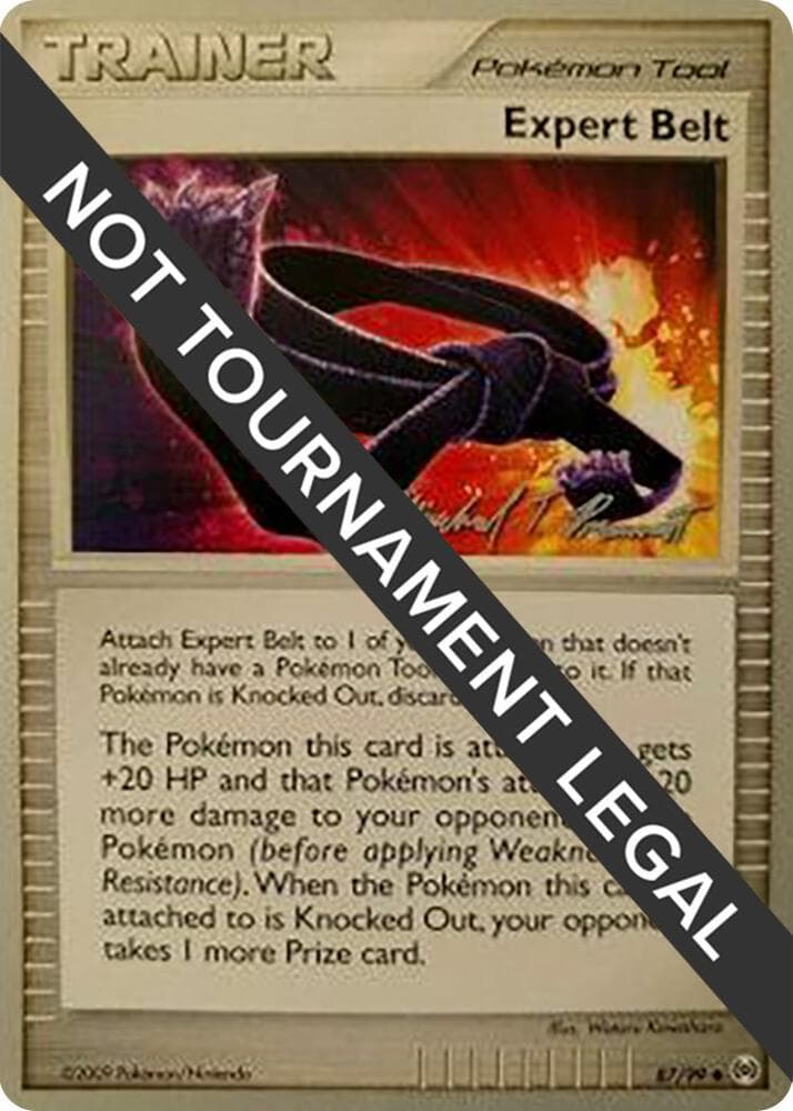 Expert Belt - 2010 (Michael Pramawat) — World Championship Decks 87 Pokémon card