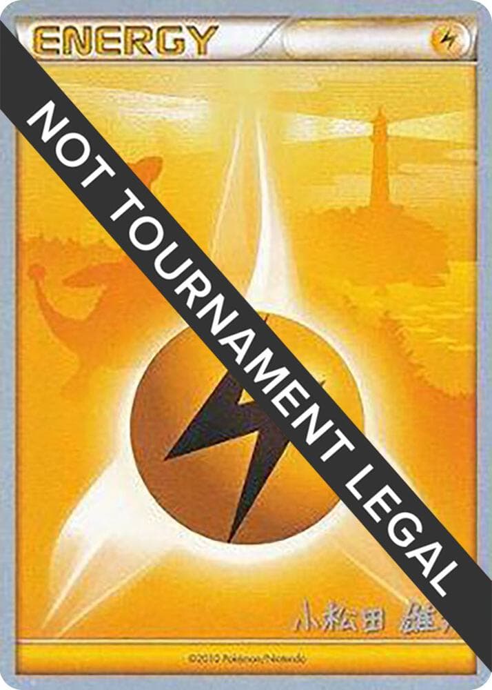 Lightning Energy - 2010 (Yuta Komatsuda) — World Championship Decks p480067 Pokémon card