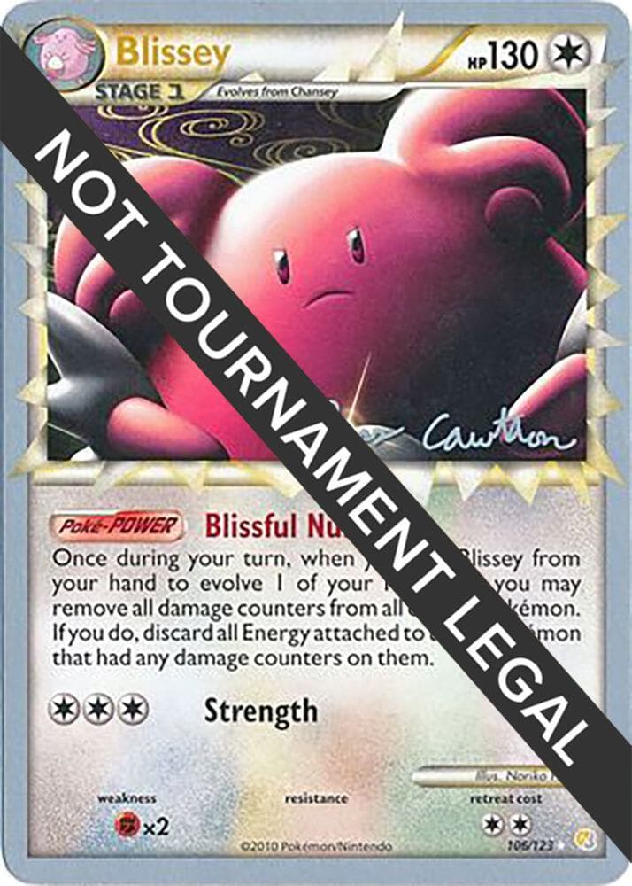 Blissey - 2011 (Ross Cawthon) — World Championship Decks 106 Pokémon card