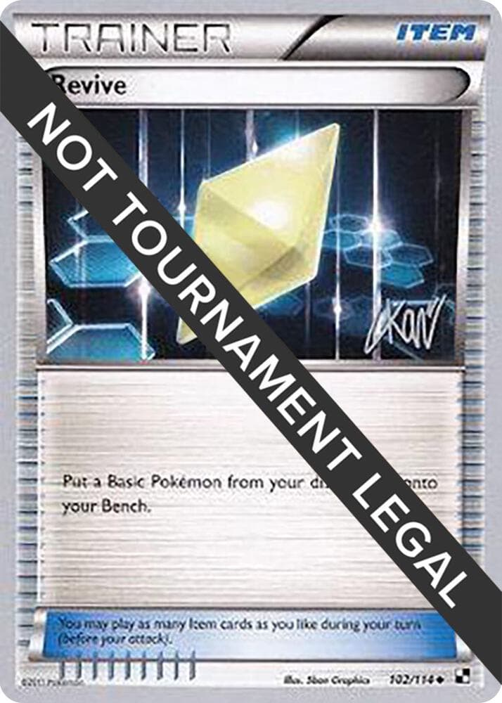 Revive - 2011 (Christopher Kan) — World Championship Decks 102 Pokémon card