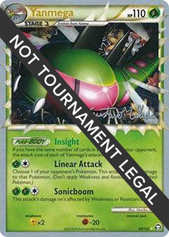 Yanmega - 2011 (Gustavo Wada) — World Championship Decks 98 Pokémon card