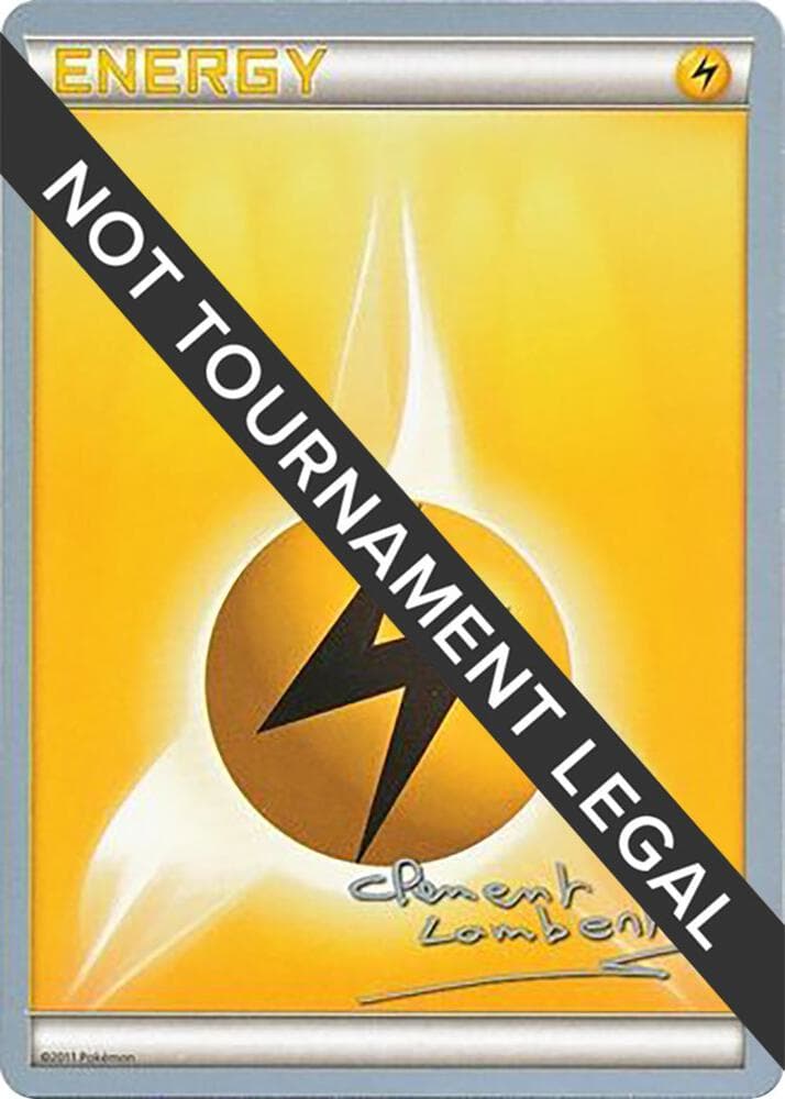 Lightning Energy - 2013 (Clement Lamberton) — World Championship Decks p480708 Pokémon card