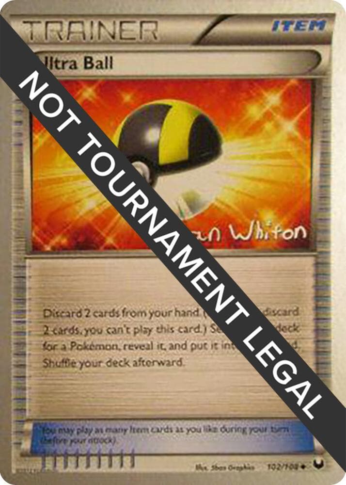Ultra Ball - 2013 (Ian Whiton) — World Championship Decks 102 Pokémon card