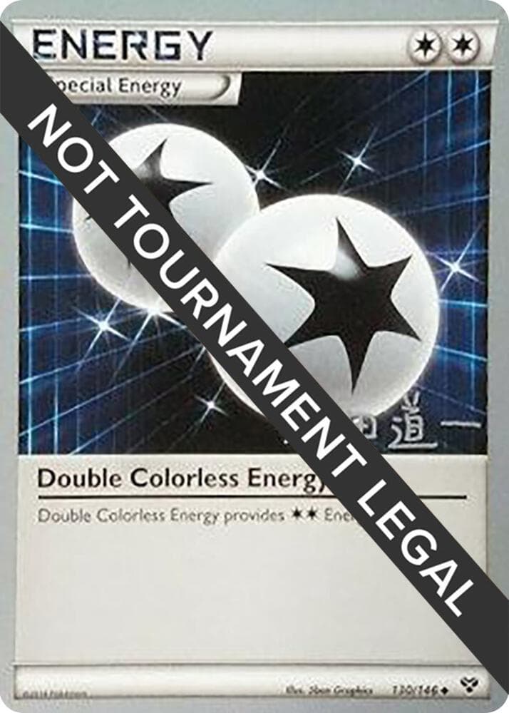 Double Colorless Energy - 2014 (Michikazu Tsuda) — World Championship Decks 130 Pokémon card