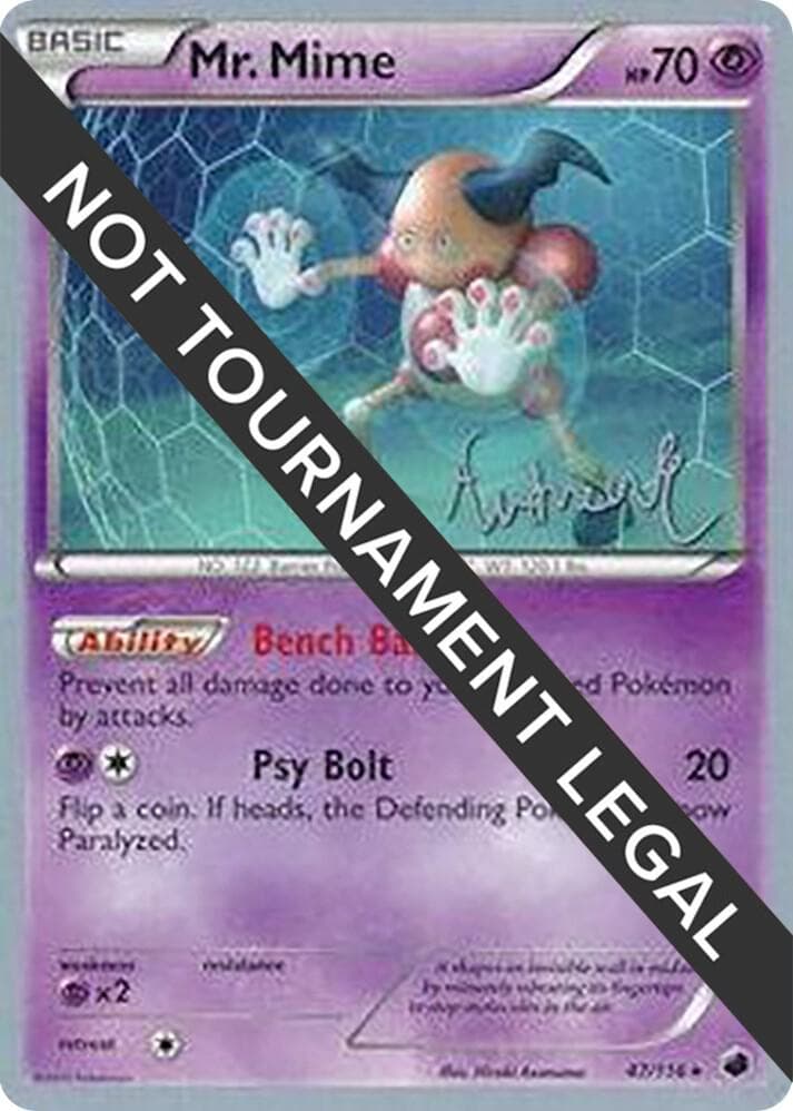 Mr. Mime - 2014 (Andrew Estrada) — World Championship Decks 47 Pokémon card